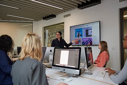 City Lit image with multiple people in classroom